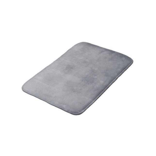 Simple rustic Grey Abstract Bath Mat (Angled)