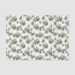 Simple Rustic Winter Forest Watercolor Christmas Tissue Paper<br><div class="desc">Looking for a modern and simple tissue paper that will make your holiday wrapping gorgeously unique? Our Simple Rustic Winter Forest Watercolor Christmas Tissue Paper is decorated with hand painted lush green forest, greenery watercolor design. Making it perfect for wrapping jewellery, small gifts, party favours and allows for easy stuffing...</div>