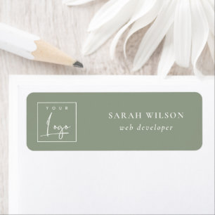 Simple Saga Green Custom Promotional Business Logo