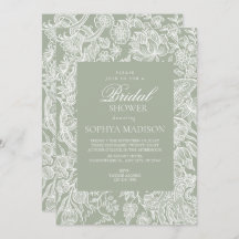 Simple Sage Green Line Art Wildflower 