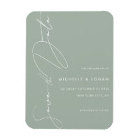 Simple Sage Green Modern Handwritten Script