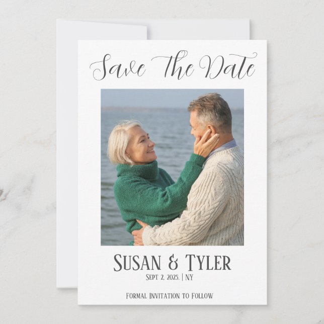 Simple Save the Date Invitation (Front)