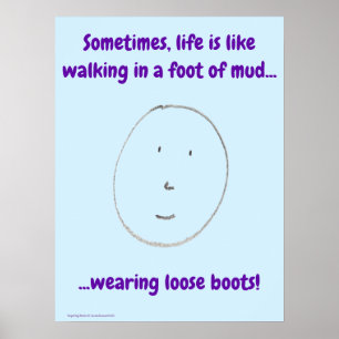 "Simple Says" #5 funny, humor, quote Poster