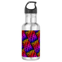 Simple Scribble | Half Drop | Black Background |
