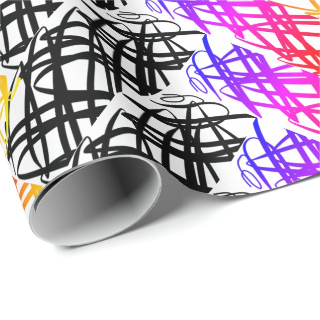 Simple Scribble | Herring Bone | Twist | Wrapping Paper (Roll Corner)