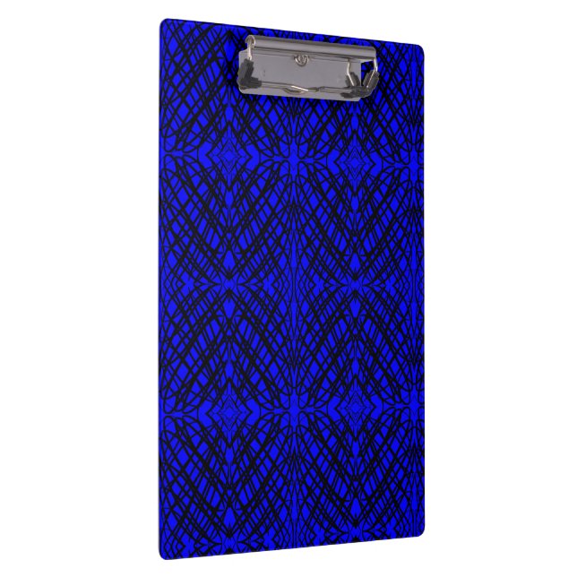 Simple Scribble | Mirror Tiling | Blue | Clipboard (Right)
