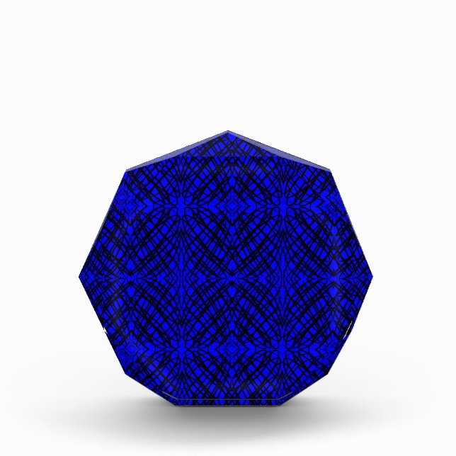 Simple Scribble | Mirror Tiling | Blue | Photo Block (Front)
