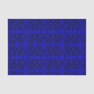 Simple Scribble   Mirror Tiling   Blue   Tissue Paper