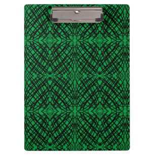 Simple Scribble Mirror Tiling Green Clipboard