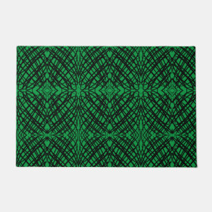 Simple Scribble   Mirror Tiling   Green   Doormat