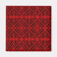 Simple Scribble | Mirror Tiling | Red | Office