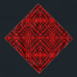 Simple Scribble | Mirror Tiling | Red | Pet Bandana<br><div class="desc">When we were playing around and this black pattern happened, then tried the mirrored tiling and this happened, we never thought it would make such a great design, adding colour makes it even better. You can add this interesting design to any products you like, change it to any colour you...</div>