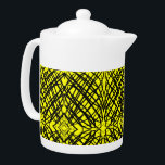 Simple Scribble | Mirror Tiling | Yellow |<br><div class="desc">When we were playing around and this black pattern happened, then tried the mirrored tiling and this happened, we never thought it would make such a great design, adding colour makes it even better. You can add this interesting design to any products you like, change it to any colour you...</div>