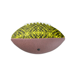 Simple Scribble Mirror Tiling Yellow Football