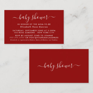 Simple Script - Baby Shower Ticket Invitation