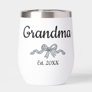 Simple Script Bow Grandma Est. Year