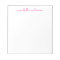 Simple Script Cute Pink Personalised Stationery