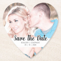 Simple Script Cutout | Save the Date