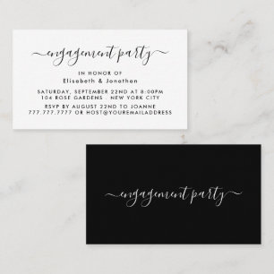 Simple Script - Engagement Party Invitation
