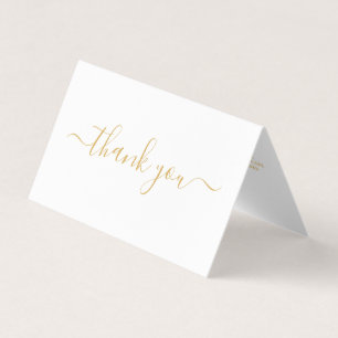 Simple Script, Logo/Picture Thank You Card