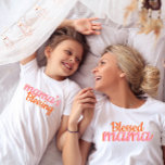 Simple script matching mum mother's day tshirt<br><div class="desc">Simple script matching mum mother's day tshirt</div>
