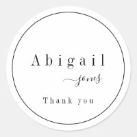 Simple Script Modern Luxury thank you