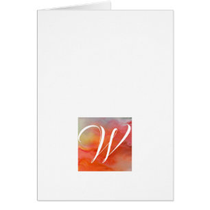 Simple Script Monogram Note Cards- Awaken