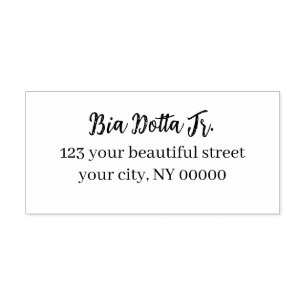 Simple Script Personalised Self-inking Stamp