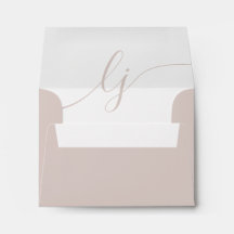 Simple Script Personalised Stationery Rose Pink