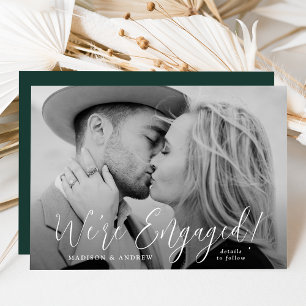 Simple Script Photo Engagement Announcement