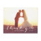 Simple Script Photo Wedding Thank You Postcard
