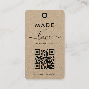 Simple Script Product Tags - Rustic Kraft