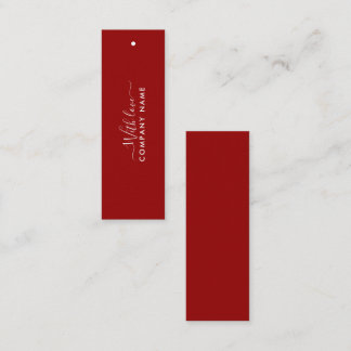 Simple Script - Red & White Gift Tags