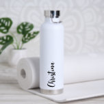 Simple Script Water Bottle<br><div class="desc">Simple Script Water Bottle Do you want an accessory that’s the hottest thing around, but still makes for the coolest of gifts? Then the Thor Copper Vacuum Insulated Bottle is exactly what you need! The durable double-wall insulation means that it’s designed to last, and there’s even a hand loop attached...</div>