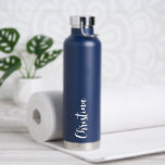 Simple Script Water Bottle<br><div class="desc">Simple Script Water Bottle Do you want an accessory that’s the hottest thing around, but still makes for the coolest of gifts? Then the Thor Copper Vacuum Insulated Bottle is exactly what you need! The durable double-wall insulation means that it’s designed to last, and there’s even a hand loop attached...</div>