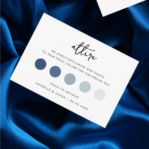 Simple Script Wedding Dress Code Guest Attire Enclosure Card