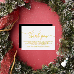 Simple Script Wedding Thank You Real