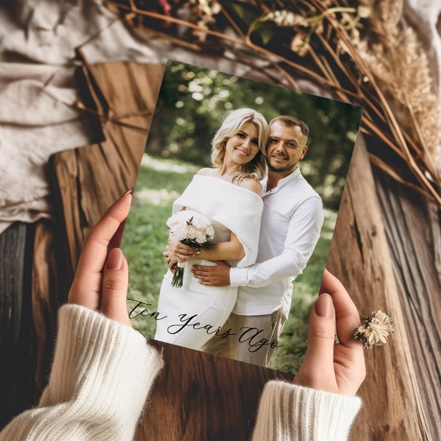 Simple Scripty 10th Anniversary - Ten Years Ago  Card (Creator Uploaded)