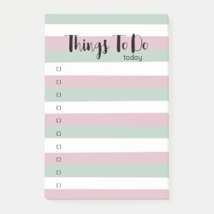 Simple Serene To Do List Post-it Notes