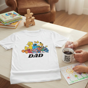 Simple Sesame Street Pals 1st Birthday T-Shirt