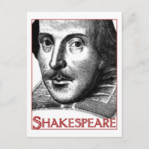 Simple Shakespeare Logo Postcard