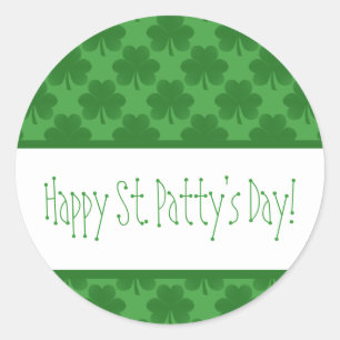 Simple Shamrock Stickers