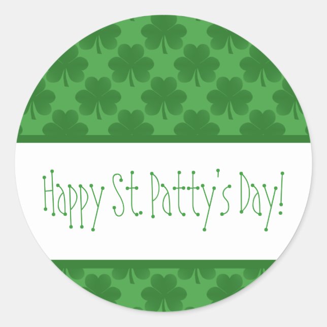 Simple Shamrock Stickers (Front)