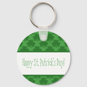 Simple Shamrocks Keychain