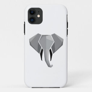 Simple Shapes Geometrics Elephant Head  Case-Mate iPhone Case