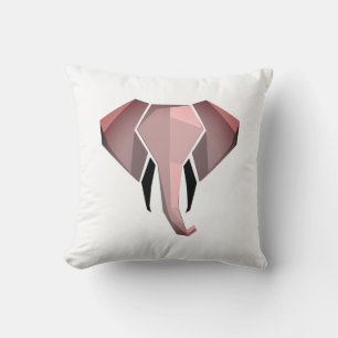 Simple Shapes Geometrics Elephant Head Cushion