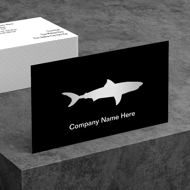 Simple Shark Business Cards (Creator Uploaded)