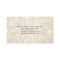 Simple Shimmering Cream Cosmetologist Card