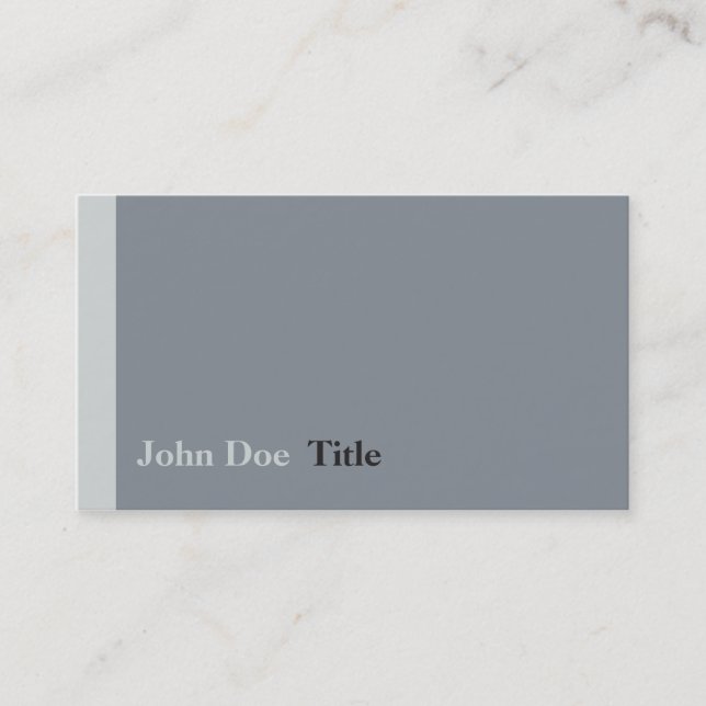 Simple side stripe Business card (Front)