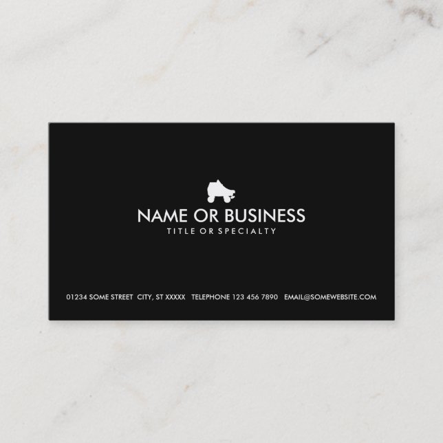 simple skate business card (Front)